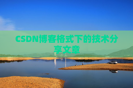 CSDN博客格式下的技术分享文章